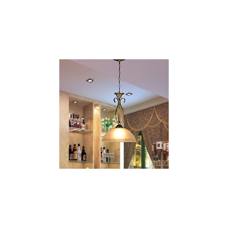 Northern Rural Tischlampe ist eine zeitgenössische und kontraktierte Idee mit einem Kopf, einer Droplight-Glaslampe