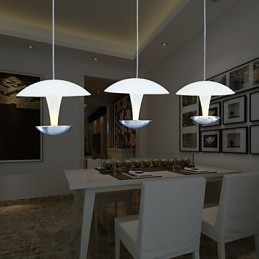 Moderne Pendelleuchte aus Metall mit Malerei
