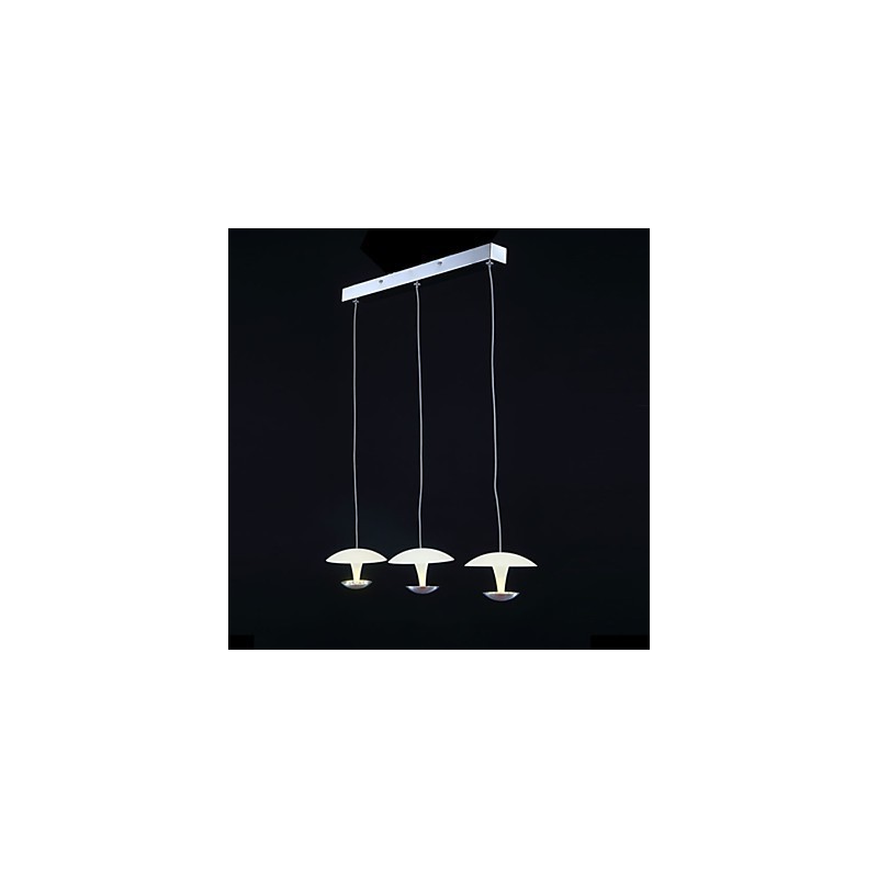 Moderne Pendelleuchte aus Metall mit Malerei