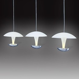 Moderne Pendelleuchte aus Metall mit Malerei