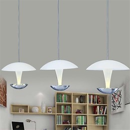 Moderne Pendelleuchte aus Metall mit Malerei