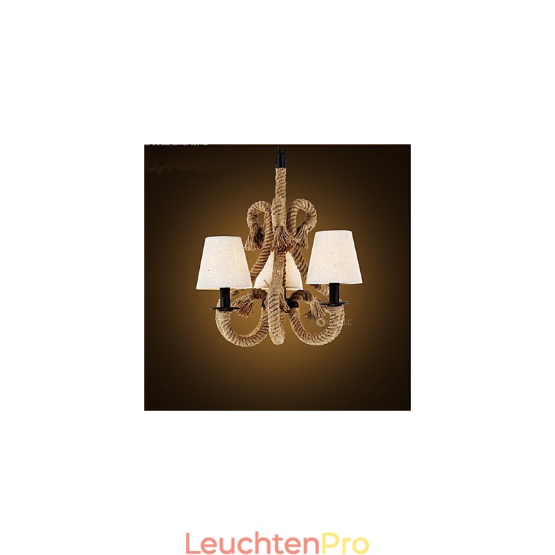 Retro-minimalistischer kreativer Seil-Kronleuchter