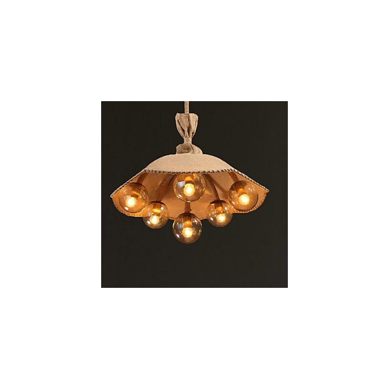 Country Painting Metall Kronleuchter Pendelleuchte Schlafzimmer