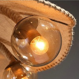 Country Painting Metall Kronleuchter Pendelleuchte Schlafzimmer