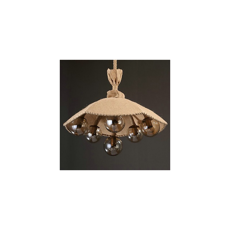 Country Painting Metall Kronleuchter Pendelleuchte Schlafzimmer