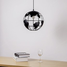 Moderne zeitgenössische Pendelleuchte im Landhausstil mit Kugel-Design