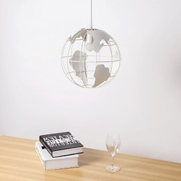Moderne zeitgenössische Pendelleuchte im Landhausstil mit Kugel-Design