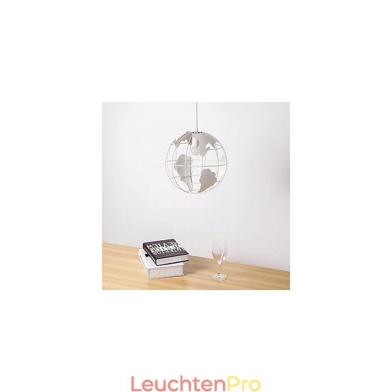 Moderne zeitgenössische Pendelleuchte im Landhausstil mit Kugel-Design