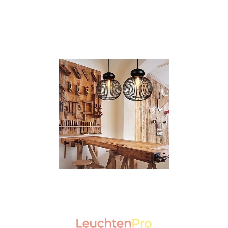 Retro Designer Metall Pendelleuchte