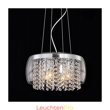 Moderne zeitgenössische Trommel Kristall Mini Stil Malerei Pendelleuchte Moderne zeitgenössische Trommel Kristall Mini Stil Malerei Pendelleuchte