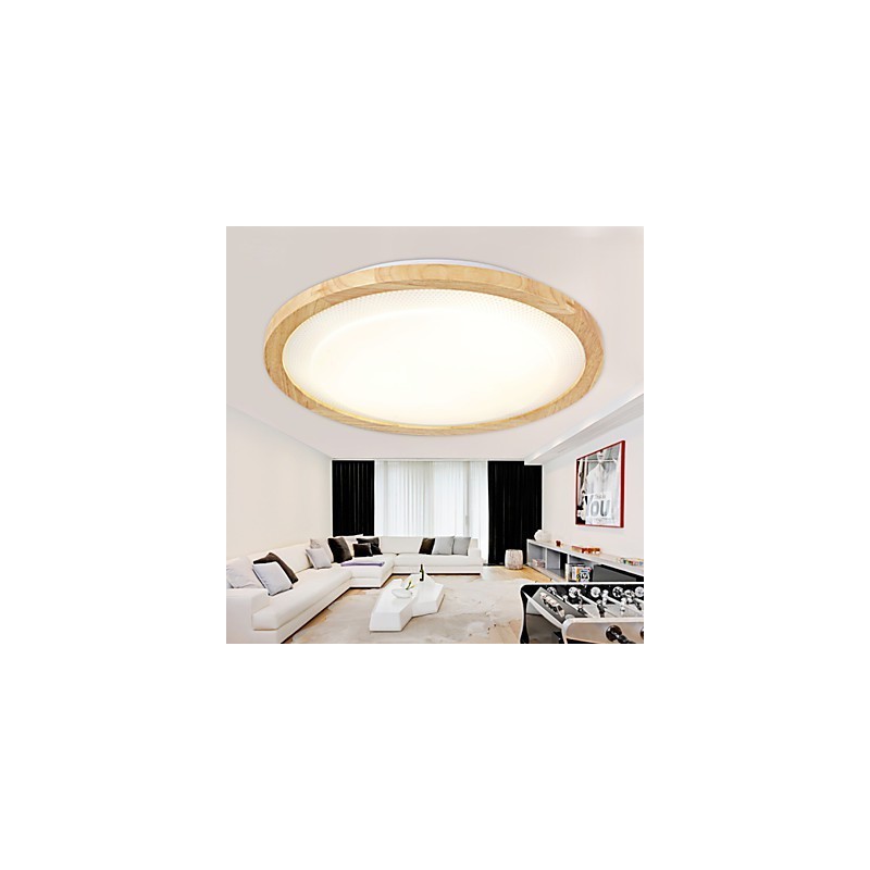 Moderne zeitgenössische Country Mini-Stil andere Holz Bambus Pendelleuchte