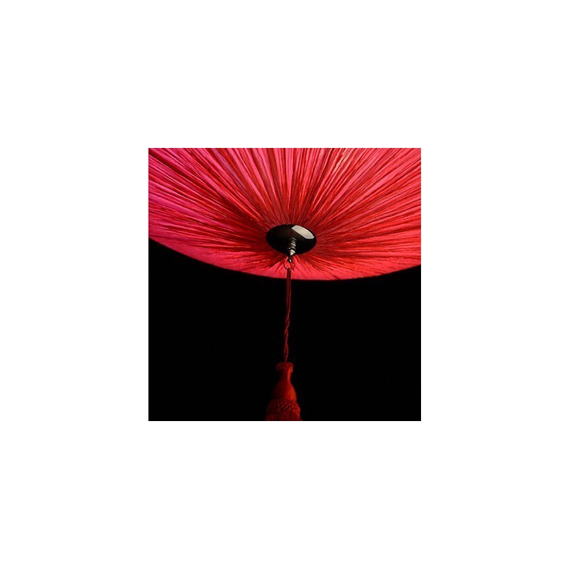 Lotusblatt Moderne Marine Tuch Kunst Droplight von roten Laternen Lampe Licht