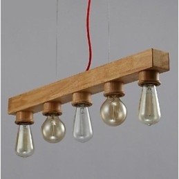 Moderne zeitgenössische traditionelle klassische Mini-Stil Malerei Holz Bambus Pendelleuchte