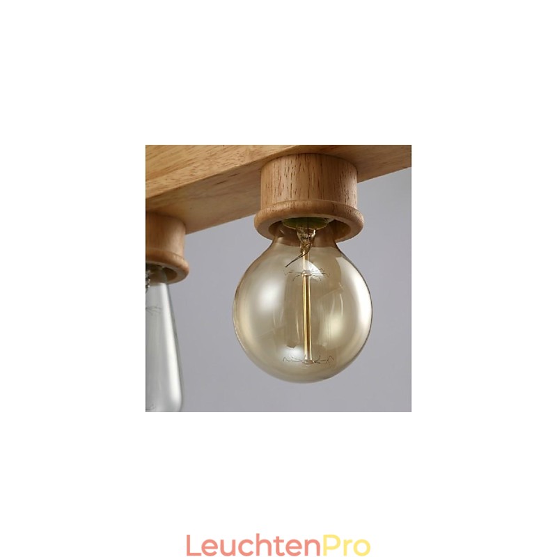 Moderne zeitgenössische traditionelle klassische Mini-Stil Malerei Holz Bambus Pendelleuchte
