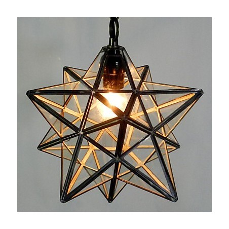 Die Pentagon Star Light kontraktierte und zeitgenössische Kronleuchterlampe Die Pentagon Star Light kontraktierte und zeitgenössische Kronleuchterlampe