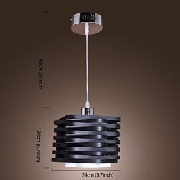 Moderne Pendelleuchte im zeitgenössischen Mini-Stil mit Gemälde