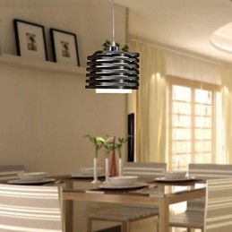 Moderne Pendelleuchte im zeitgenössischen Mini-Stil mit Gemälde