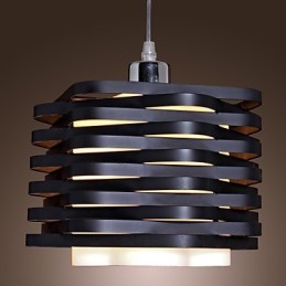 Moderne Pendelleuchte im zeitgenössischen Mini-Stil mit Gemälde