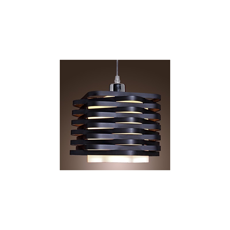 Moderne Pendelleuchte im zeitgenössischen Mini-Stil mit Gemälde