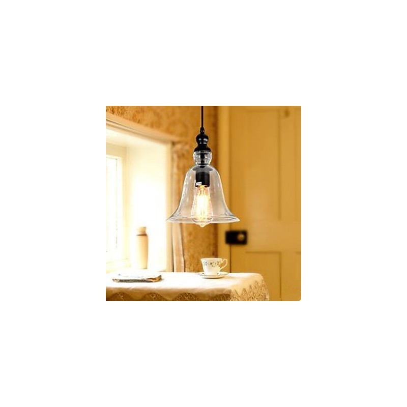 Europäische vertraglich Loft Glas Kronleuchter Glocke