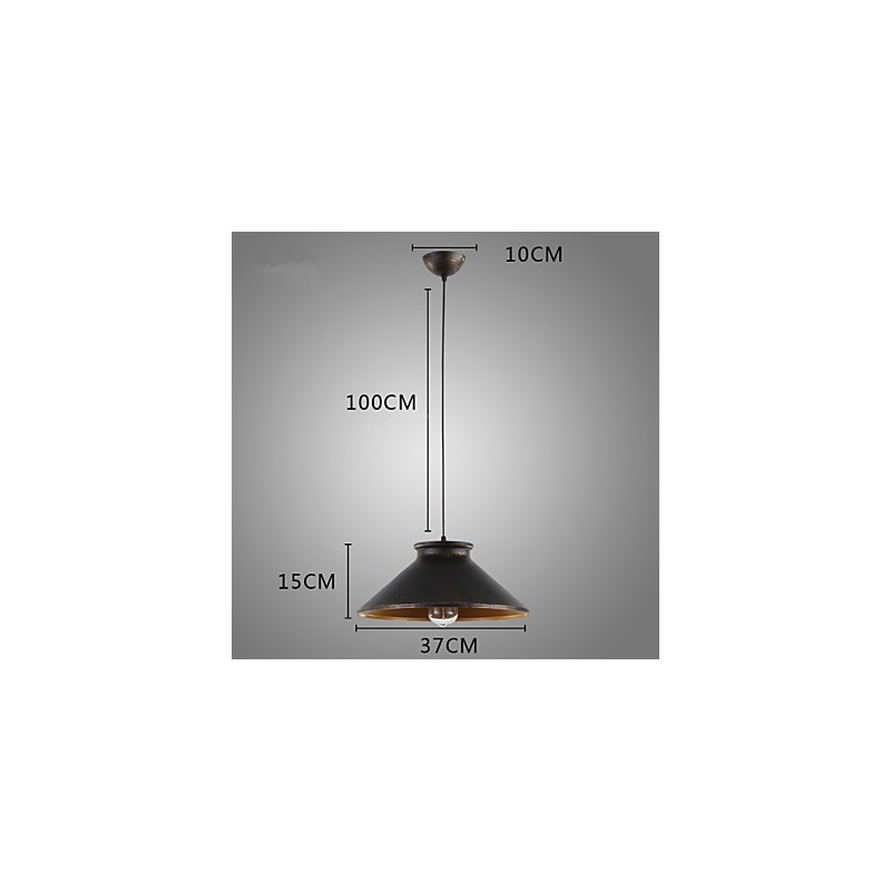 Retro Designer Metall Pendelleuchte