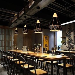 Retro Klassische Metall Decke Lichter Einfache Anhänger Lampen Cafe Anhänger Lampe