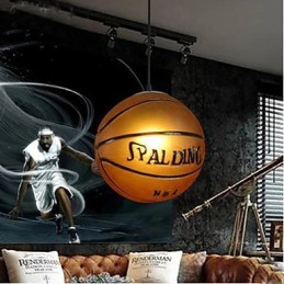 Glasanhänger Cafe Retro Basketball Anhänger