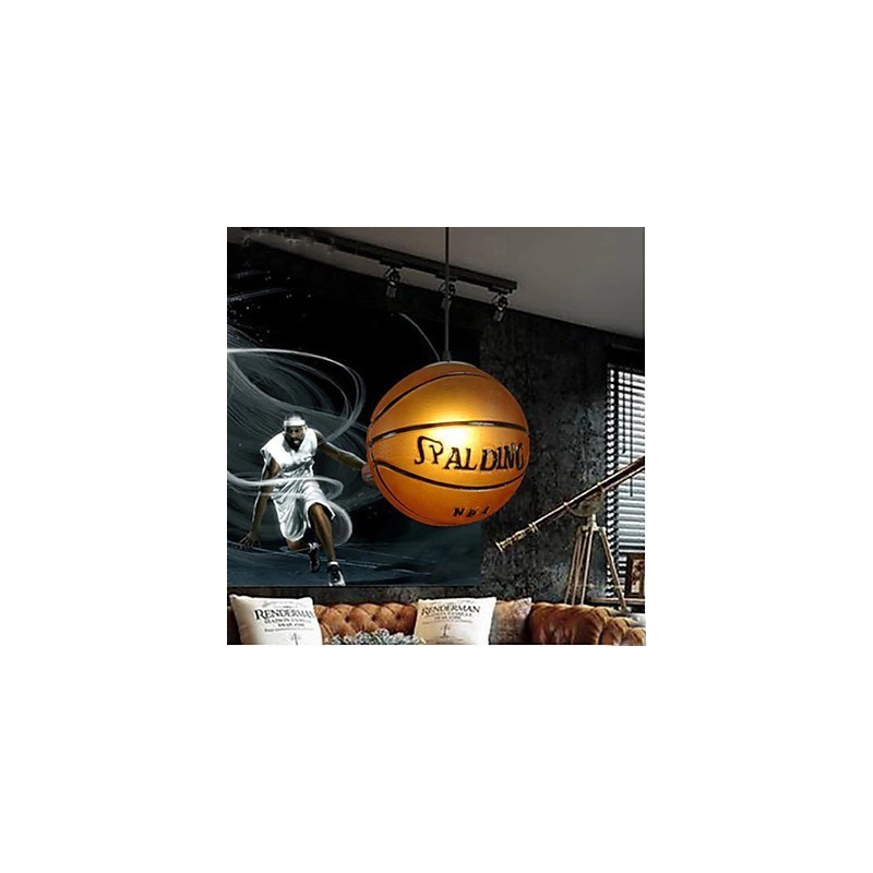 Glasanhänger Cafe Retro Basketball Anhänger
