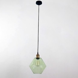 Künstlerische minimalistische Pendelleuchte aus Glas mit 1 Licht