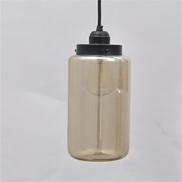Amerikanischer minimalistischer Retro-Kronleuchter mit Einzelglas