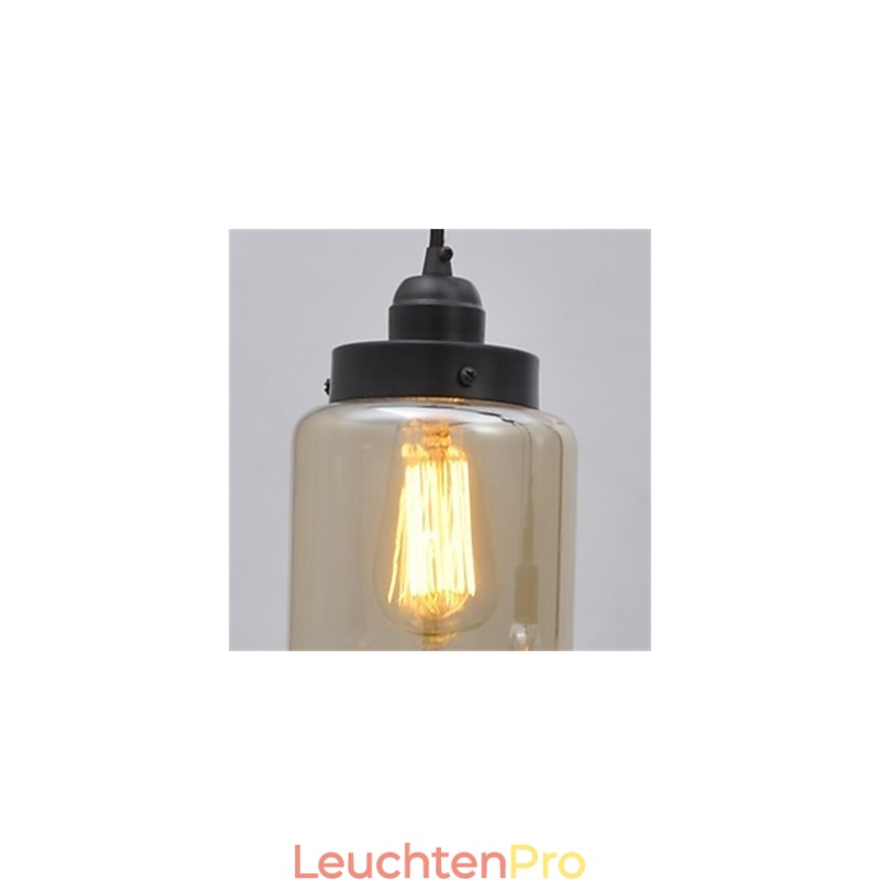 Amerikanischer minimalistischer Retro-Kronleuchter mit Einzelglas