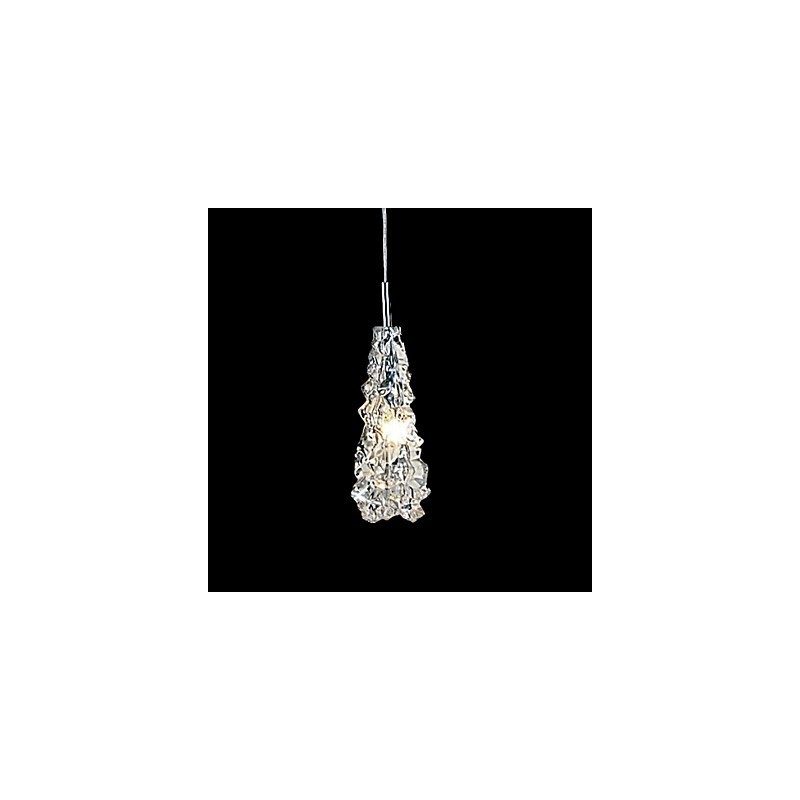 Tradition Classic Kronleuchter aus transparentem Glas mit 1 Licht