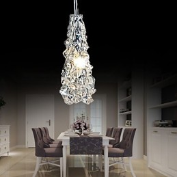 Tradition Classic Kronleuchter aus transparentem Glas mit 1 Licht