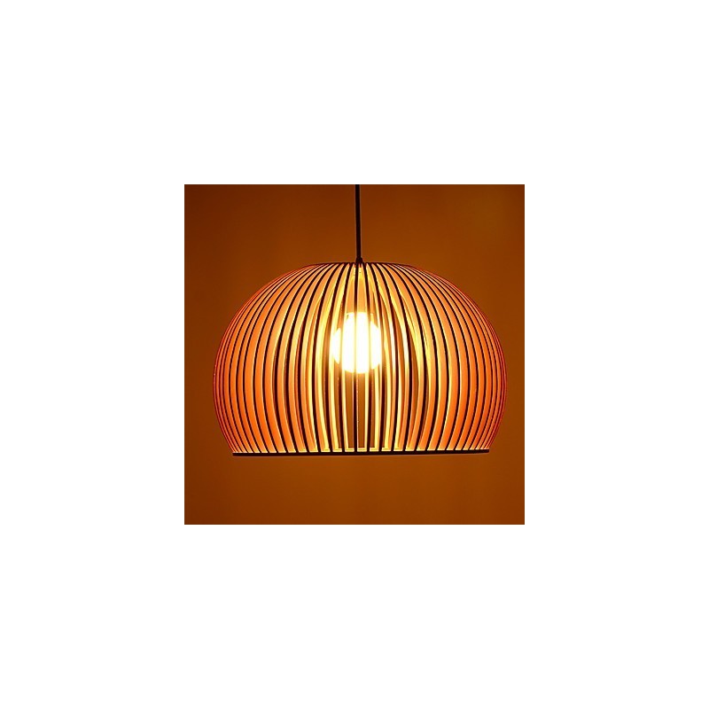 Design Style Circular Feature L Pendelleuchte 1 Licht Holz