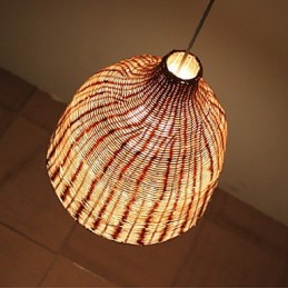 Ländlichen Stil Cany Art Kreative Handarbeit aus dem Rohr macht Droplight Lampe