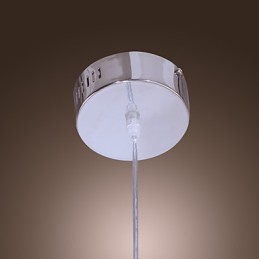 Moderne Pendelleuchte im zeitgenössischen Mini-Stil aus Chrom