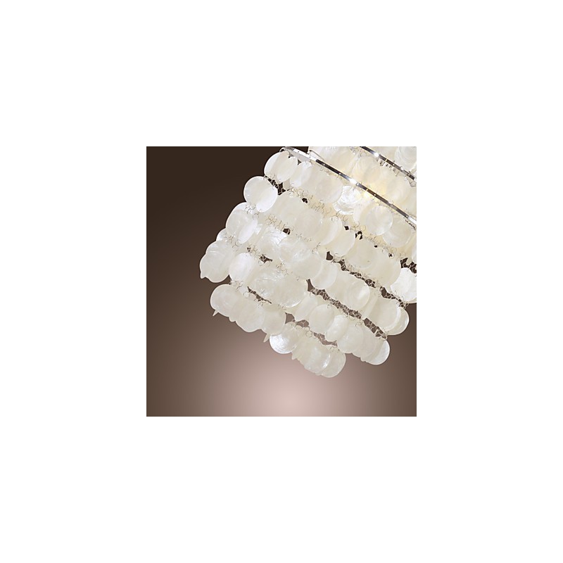 Moderne Pendelleuchte im zeitgenössischen Mini-Stil aus Chrom
