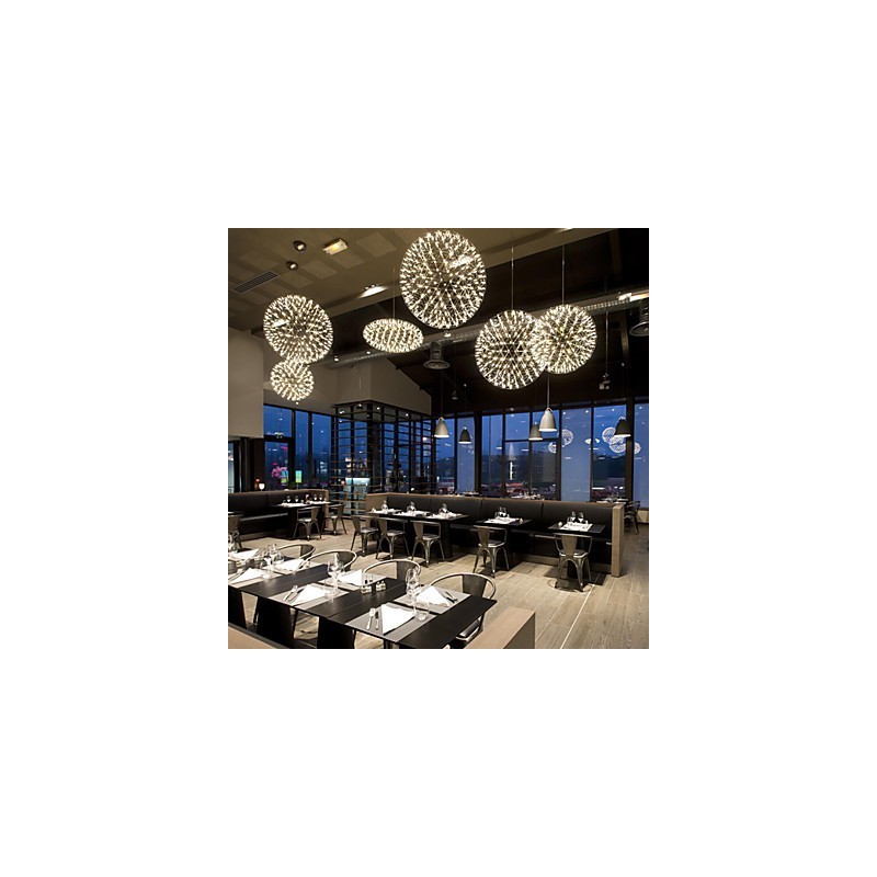 Zeitgenössischer Kronleuchter Kreative Runde Droplight Lampe Licht
