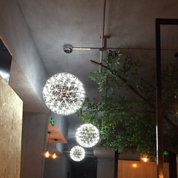 Zeitgenössischer Kronleuchter Kreative Runde Droplight Lampe Licht