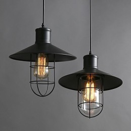 Einkopf-Vogelkäfig-Kronleuchterlampe