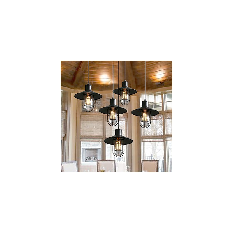 Einkopf-Vogelkäfig-Kronleuchterlampe