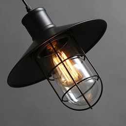 Einkopf-Vogelkäfig-Kronleuchterlampe