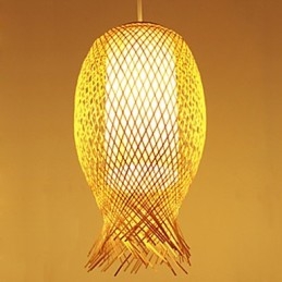 Moderne Teehaus Bambus Weben Bambus Dekoration Droplight Lampe
