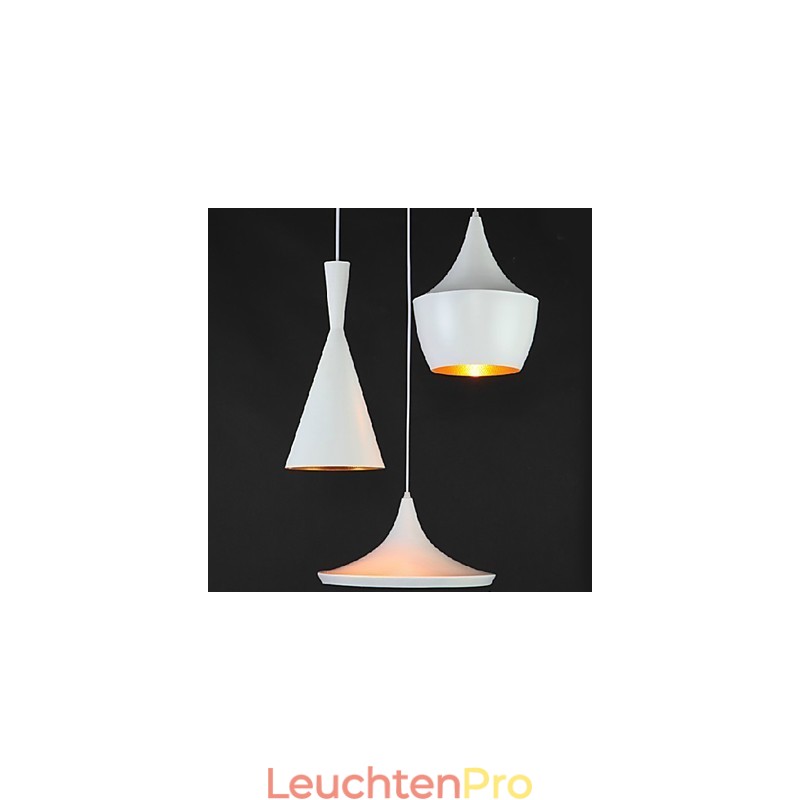 Pendelleuchte aus lackiertem Metall