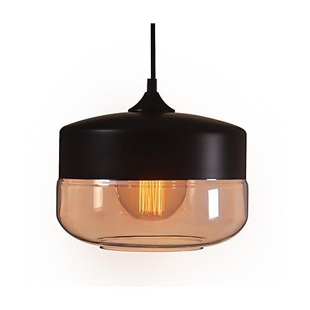 WestMenLights Vintage Modern Lack Glas Deckenlampe Pendelleuchte Schwarz 250mm Durchmesser WestMenLights Vintage Modern Lack Glas Deckenlampe Pendelleuchte Schwarz 250mm Durchmesser