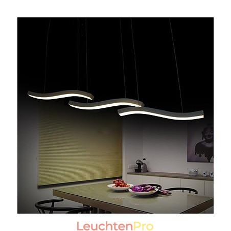 Gewelltes Design, modische, schlichte Pendelleuchte aus Acryl Gewelltes Design, modische, schlichte Pendelleuchte aus Acryl
