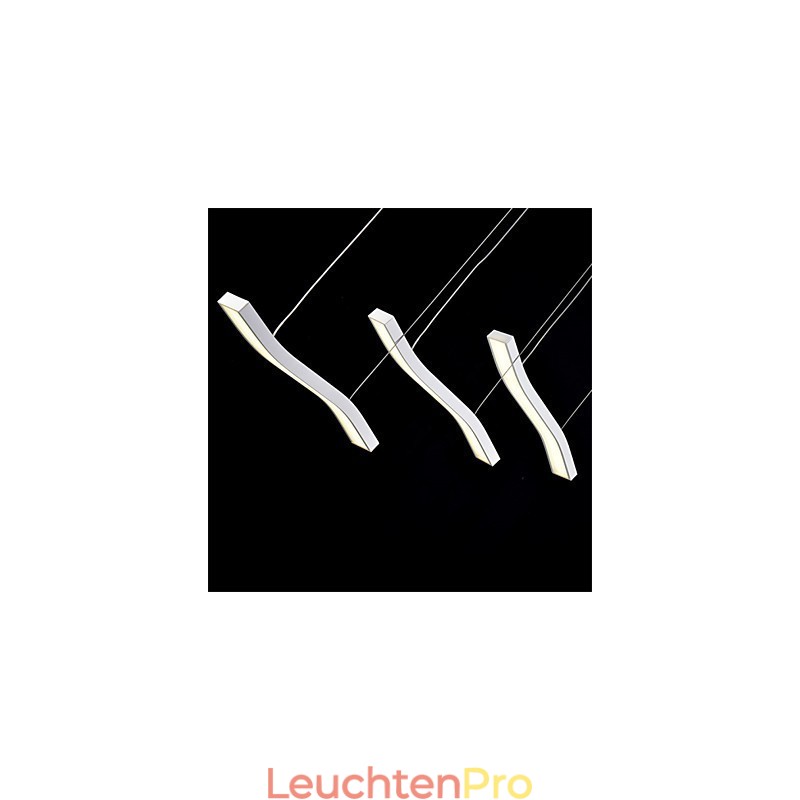 Gewelltes Design, modische, schlichte Pendelleuchte aus Acryl