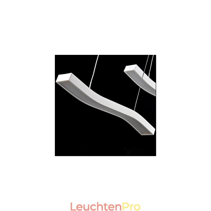 Gewelltes Design, modische, schlichte Pendelleuchte aus Acryl