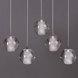 1 Licht Kristall Glas Stein Pendelleuchte Cafe Pendelleuchte Dekorative Pendelbeleuchtung