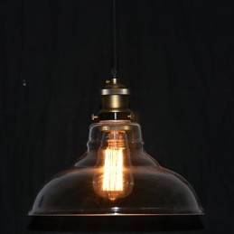 Traditionelle klassische Pendelleuchte im Mini-Stil mit Schüssel-Malerei im Vintage-Stil